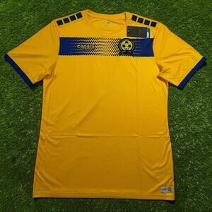 Barbados National Team Home Soccer Jersey‎ Men's Medium NWT Capelli Sport Gold